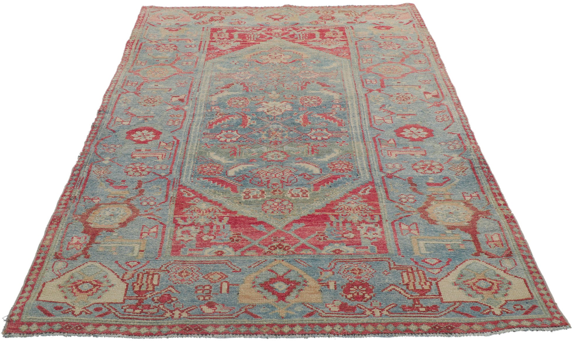 4 x 7 Antique Persian Malayer Rug 53769