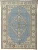 7 x 9 Vintage Turkish Oushak Rug 53772