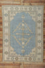 7 x 9 Vintage Turkish Oushak Rug 53772