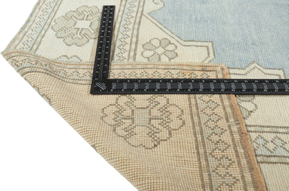 7 x 9 Vintage Turkish Oushak Rug 53772