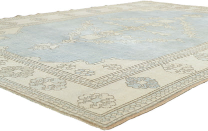 7 x 9 Vintage Turkish Oushak Rug 53772