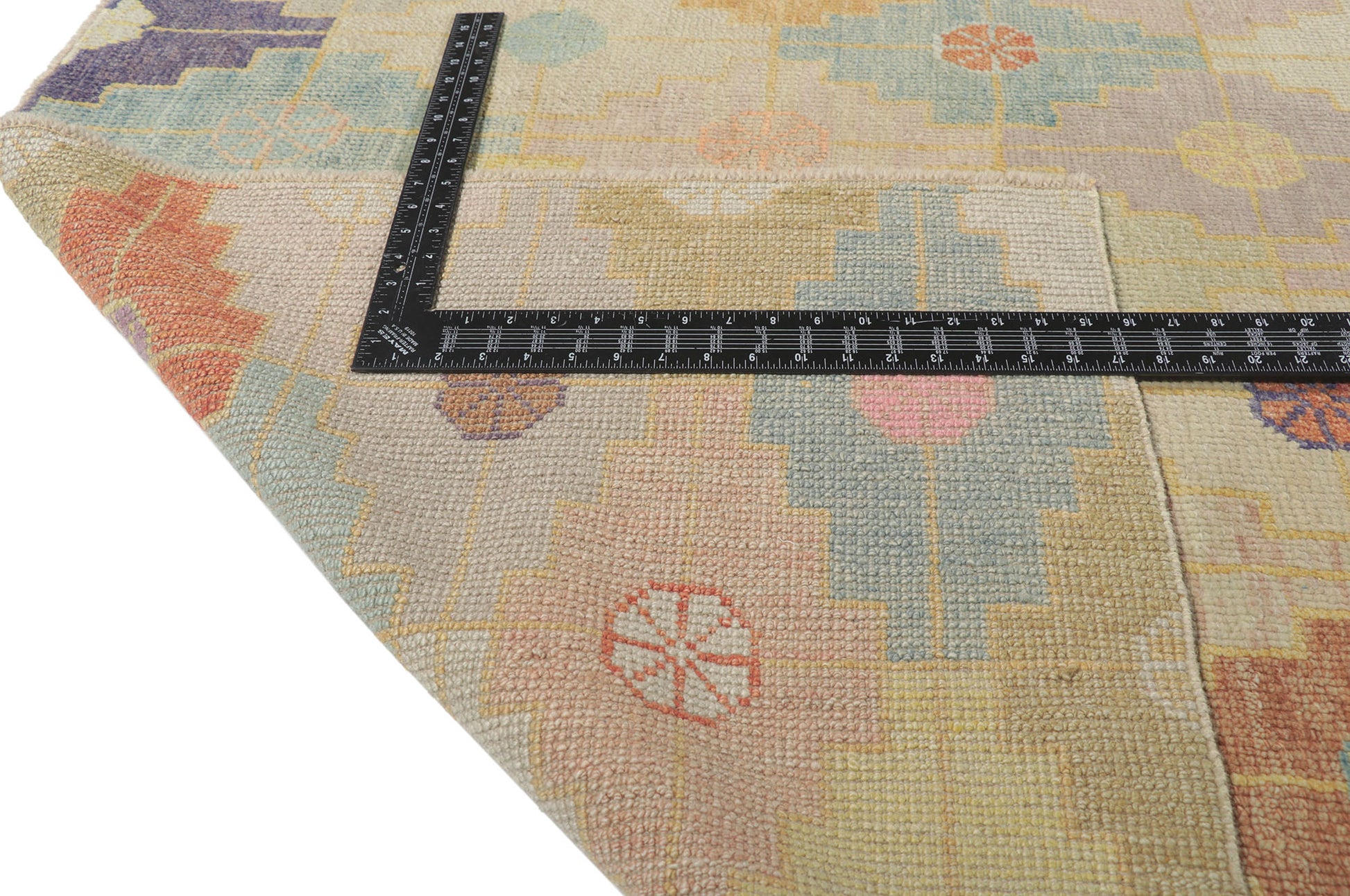 12 x 18 Colorful Turkish Oushak Rug 53779