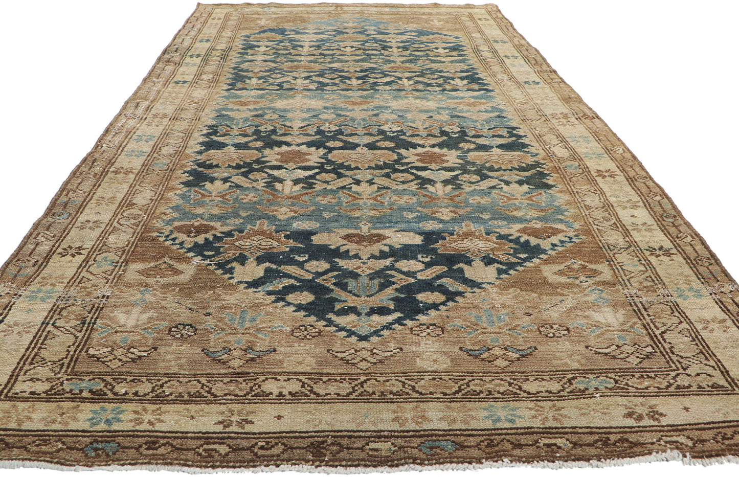 5 x 10 Antique Persian Malayer Rug 60955