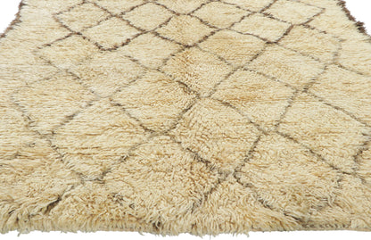 5 x 10 Vintage Moroccan Beni Ourain Rug 78383