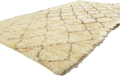 5 x 10 Vintage Moroccan Beni Ourain Rug 78383