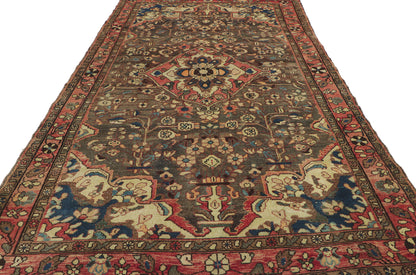 5 x 10 Vintage Persian Hamadan Rug 61106