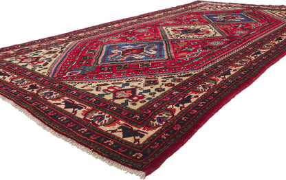 5 x 10 Vintage Persian Shiraz Rug 61035