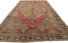 5 x 10 Vintage Turkish Oushak Rug 51359