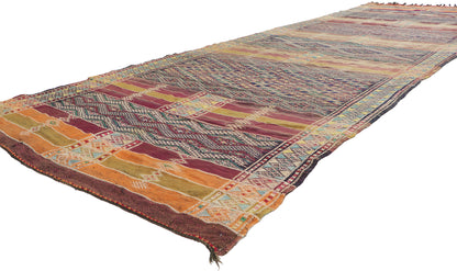 5 x 13 Vintage Zemmour Moroccan Kilim Rug 21192