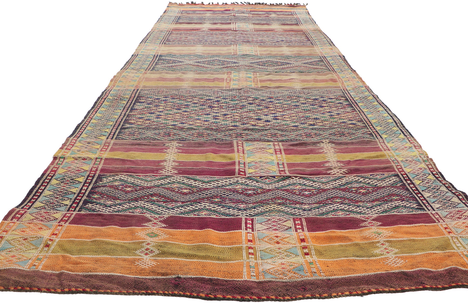 5 x 13 Vintage Zemmour Moroccan Kilim Rug 21192
