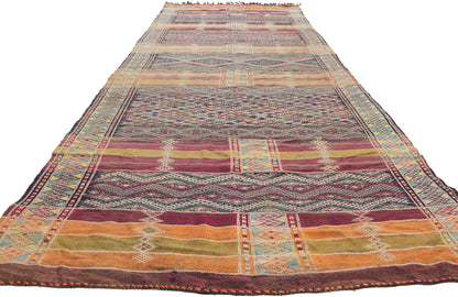 5 x 13 Vintage Zemmour Moroccan Kilim Rug 21192