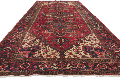 5 x 13 Vintage Persian Heriz Runner 61089