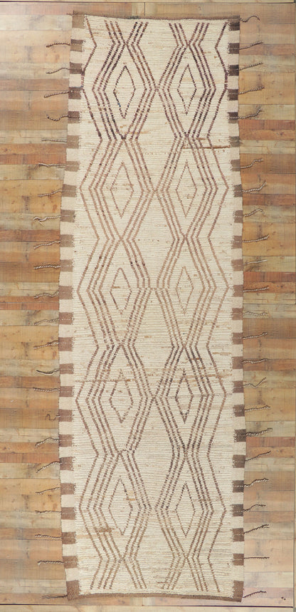5 x 15 Earth-Tone Moroccan Runner 80780
