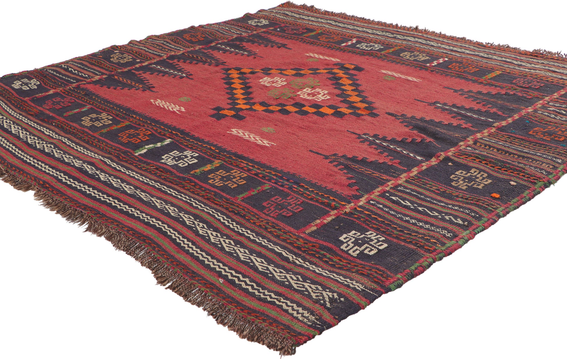 5 x 4 Vintage Afghan Kilim Rug 61142