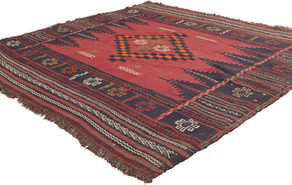 5 x 4 Vintage Afghan Kilim Rug 61142