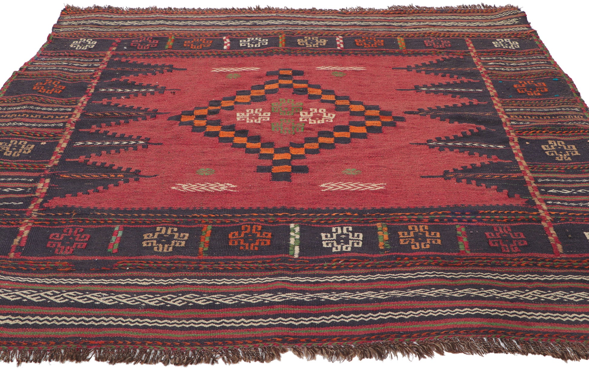 5 x 4 Vintage Afghan Kilim Rug 61142
