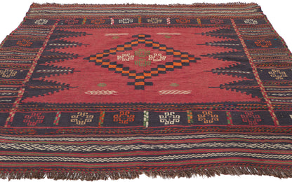 5 x 4 Vintage Afghan Kilim Rug 61142