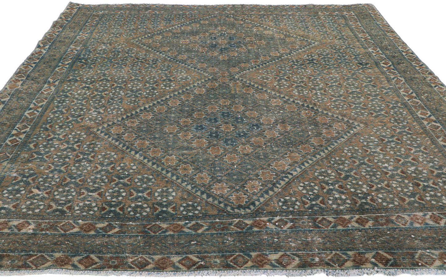 5 x 6 Antique Persian Afshar Rug 60963