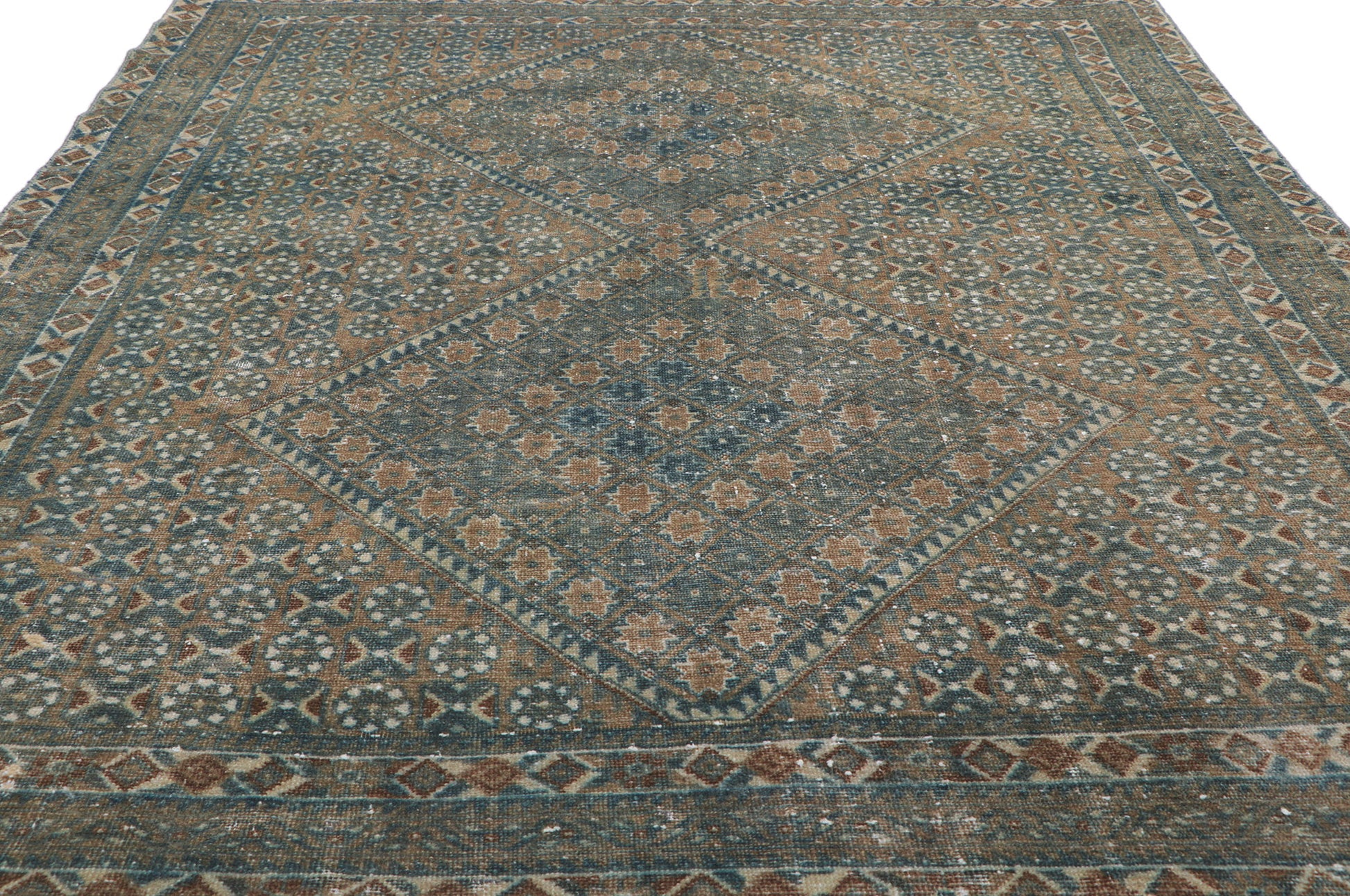5 x 6 Antique Persian Afshar Rug 60963