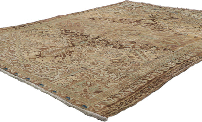 5 x 6 Vintage Persian Heriz Rug 61149