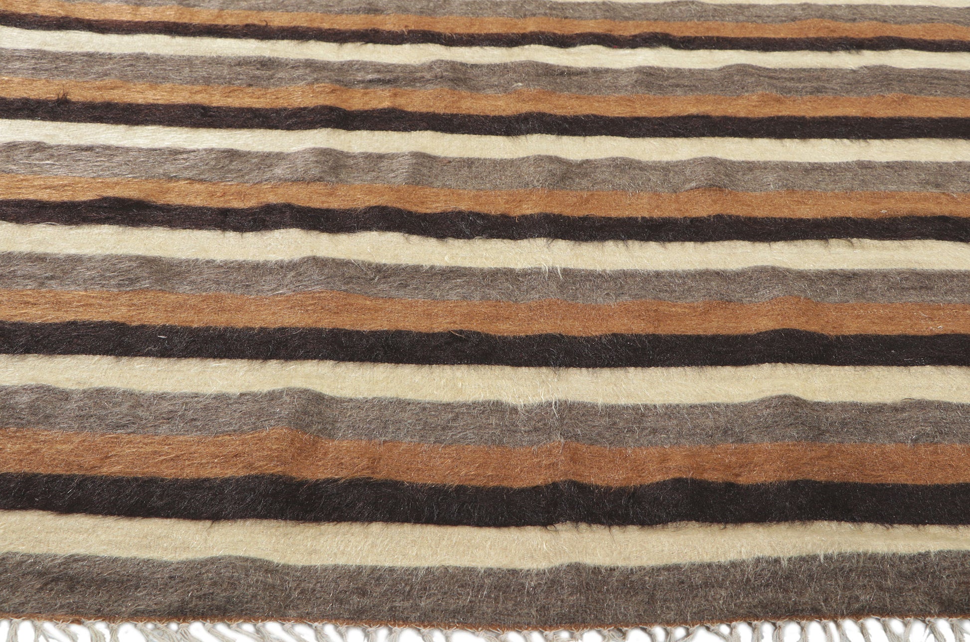 5 x 6 Turkish Angora Wool Kilim Rug 53831