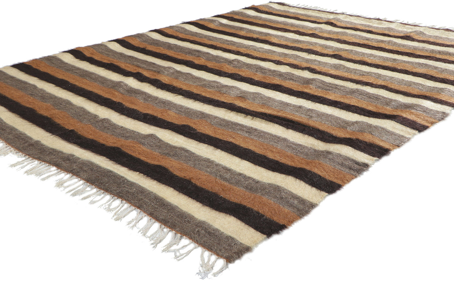 5 x 6 Turkish Angora Wool Kilim Rug 53831
