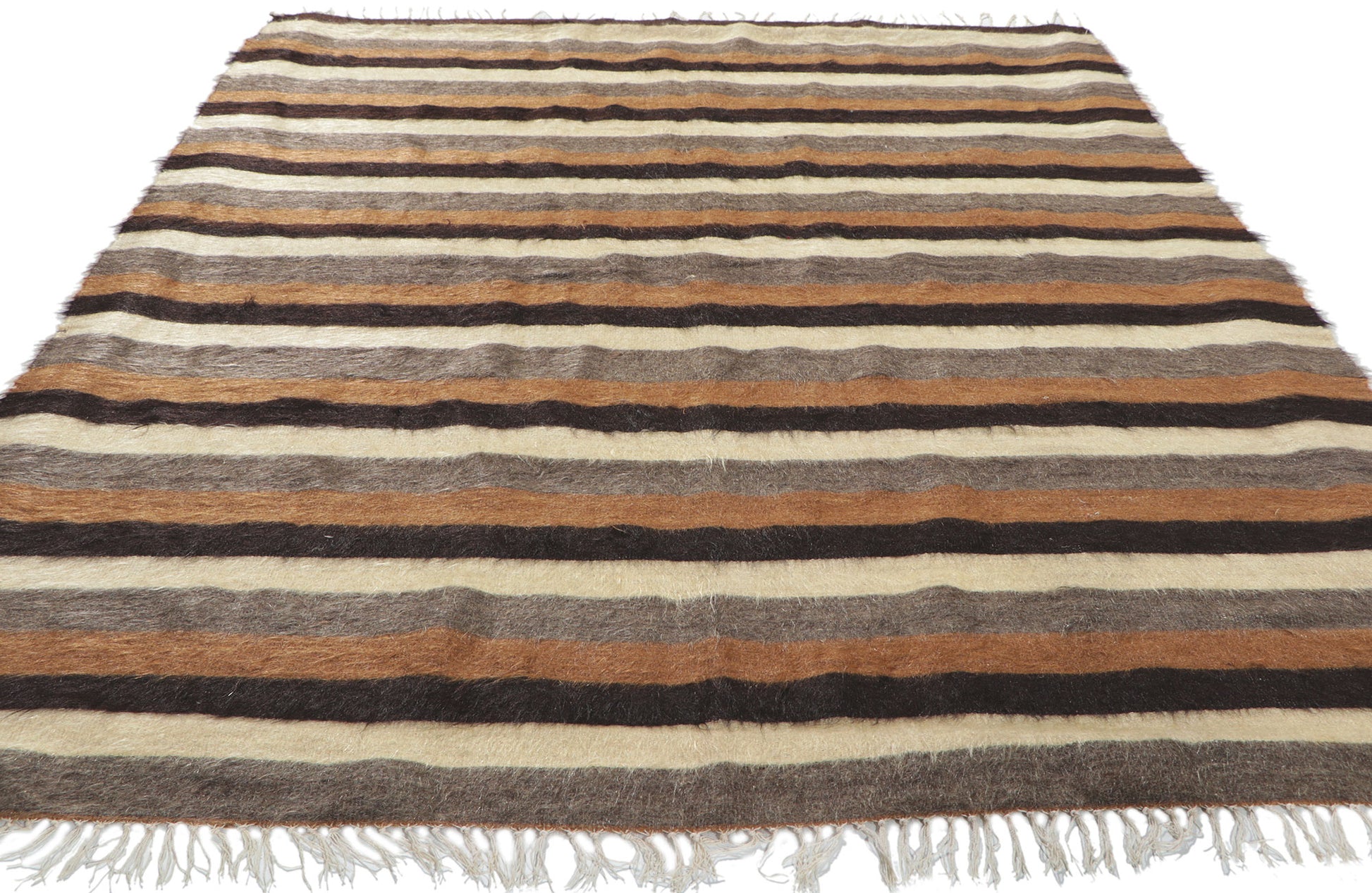 5 x 6 Turkish Angora Wool Kilim Rug 53831