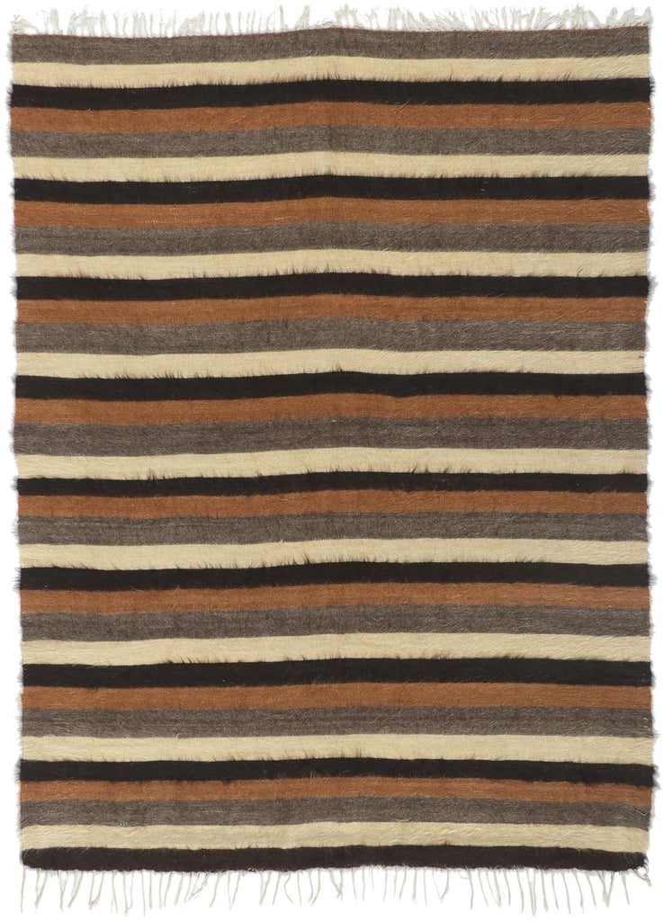 5 x 6 Turkish Angora Wool Kilim Rug 53831