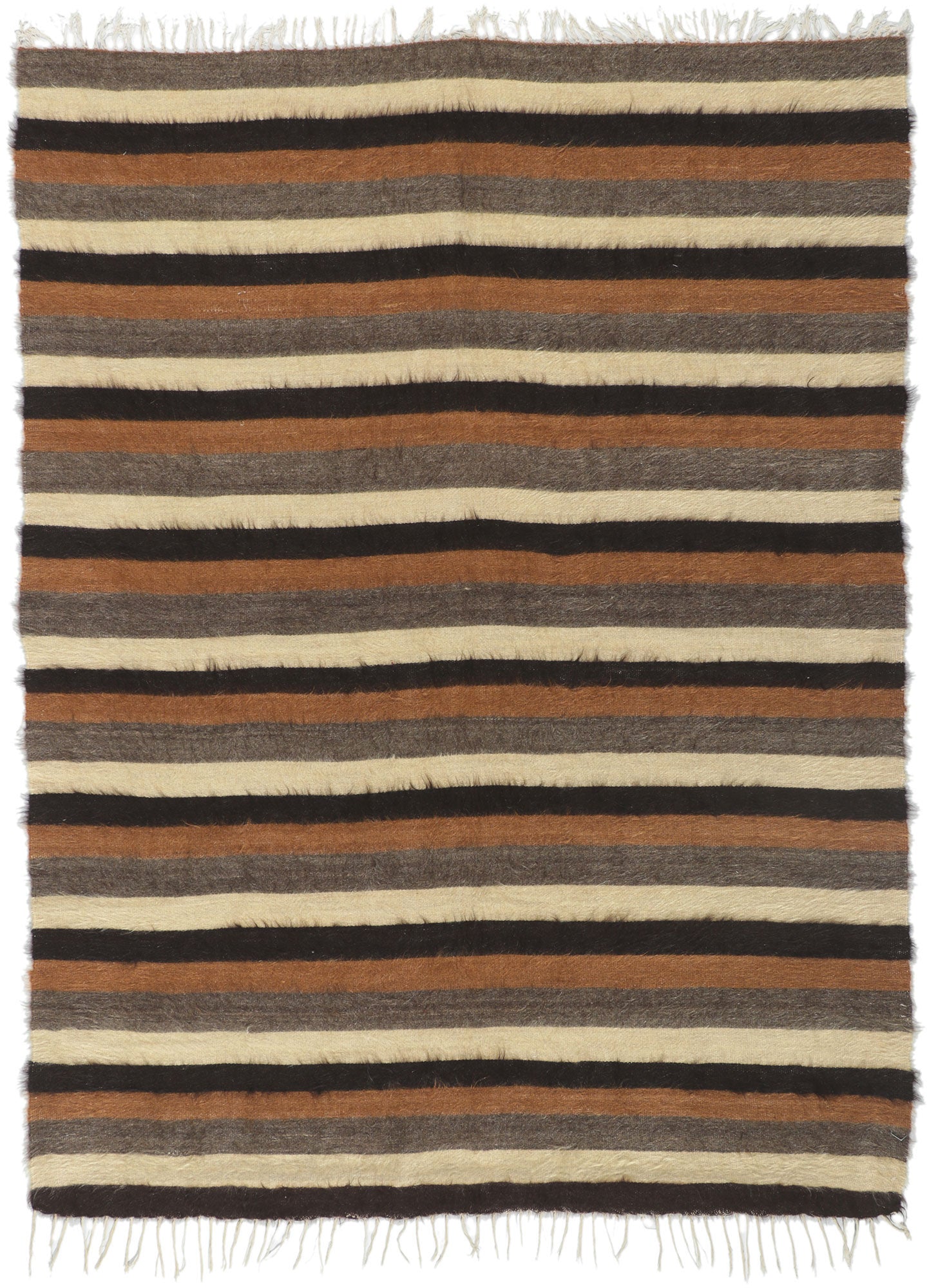 5 x 6 Turkish Angora Wool Kilim Rug 53831