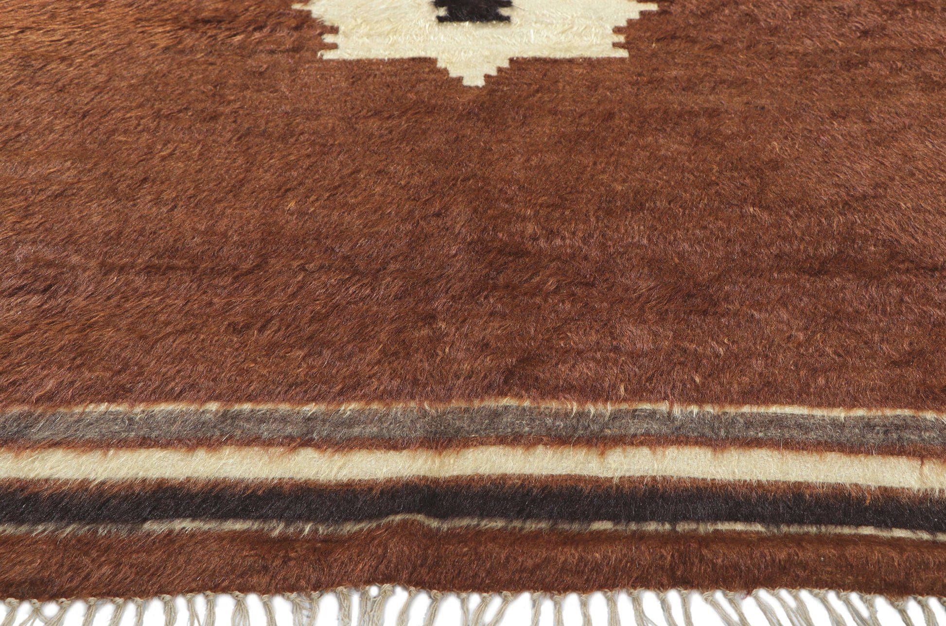 5 x 6 Turkish Angora Wool Kilim Rug 53843