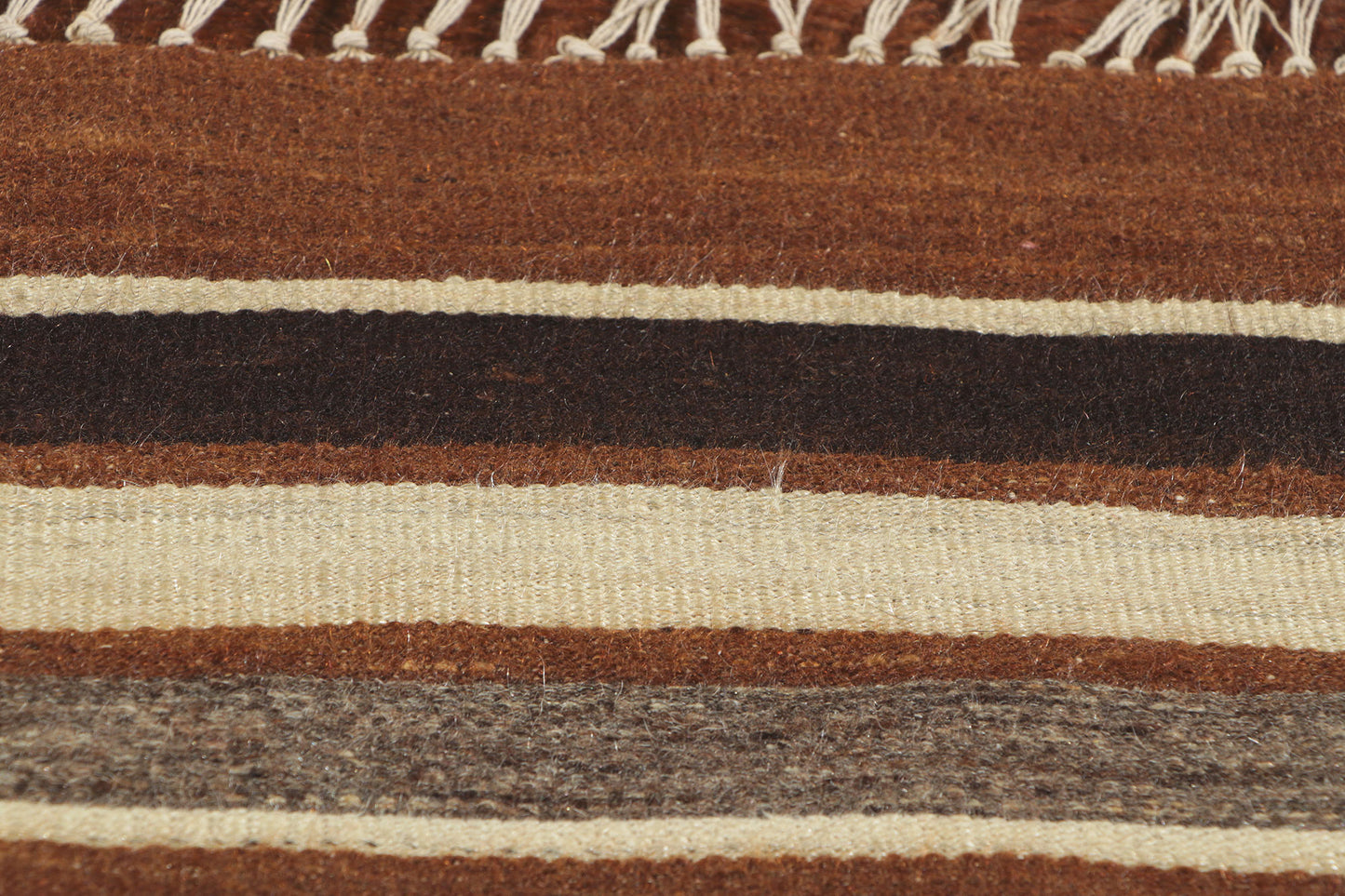 5 x 6 Turkish Angora Wool Kilim Rug 53843