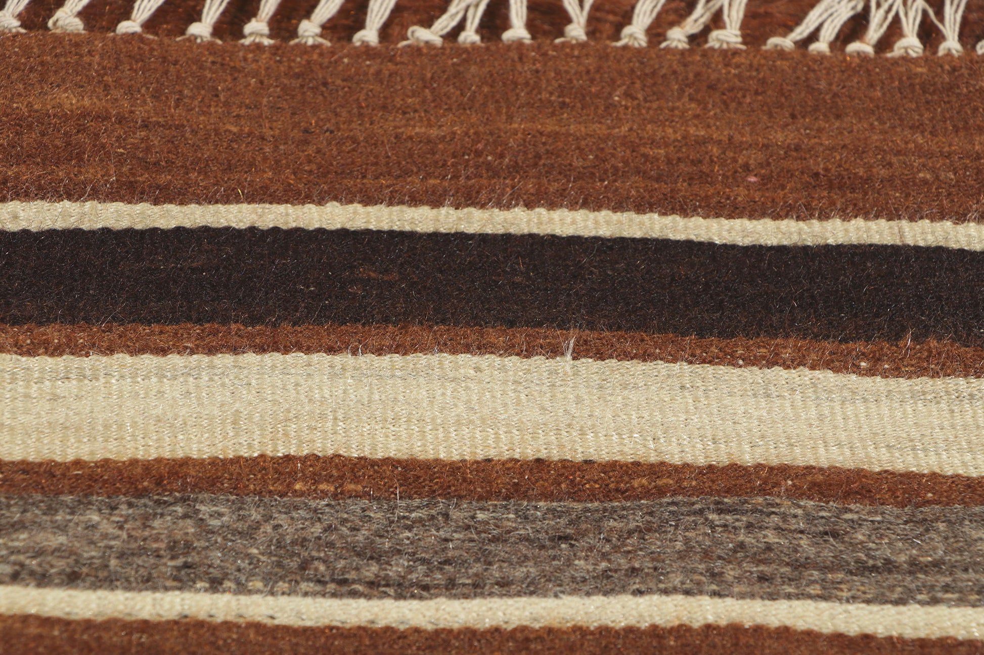 5 x 6 Turkish Angora Wool Kilim Rug 53843