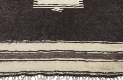 5 x 6 Turkish Angora Wool Kilim Rug 53848