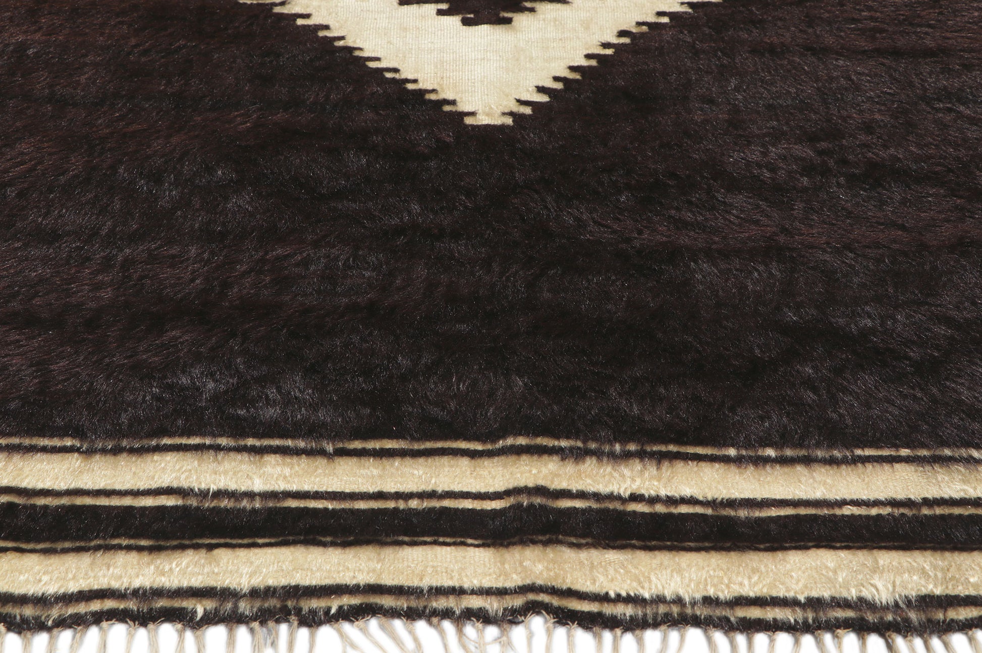 5 x 6 Turkish Angora Wool Kilim Rug 53849