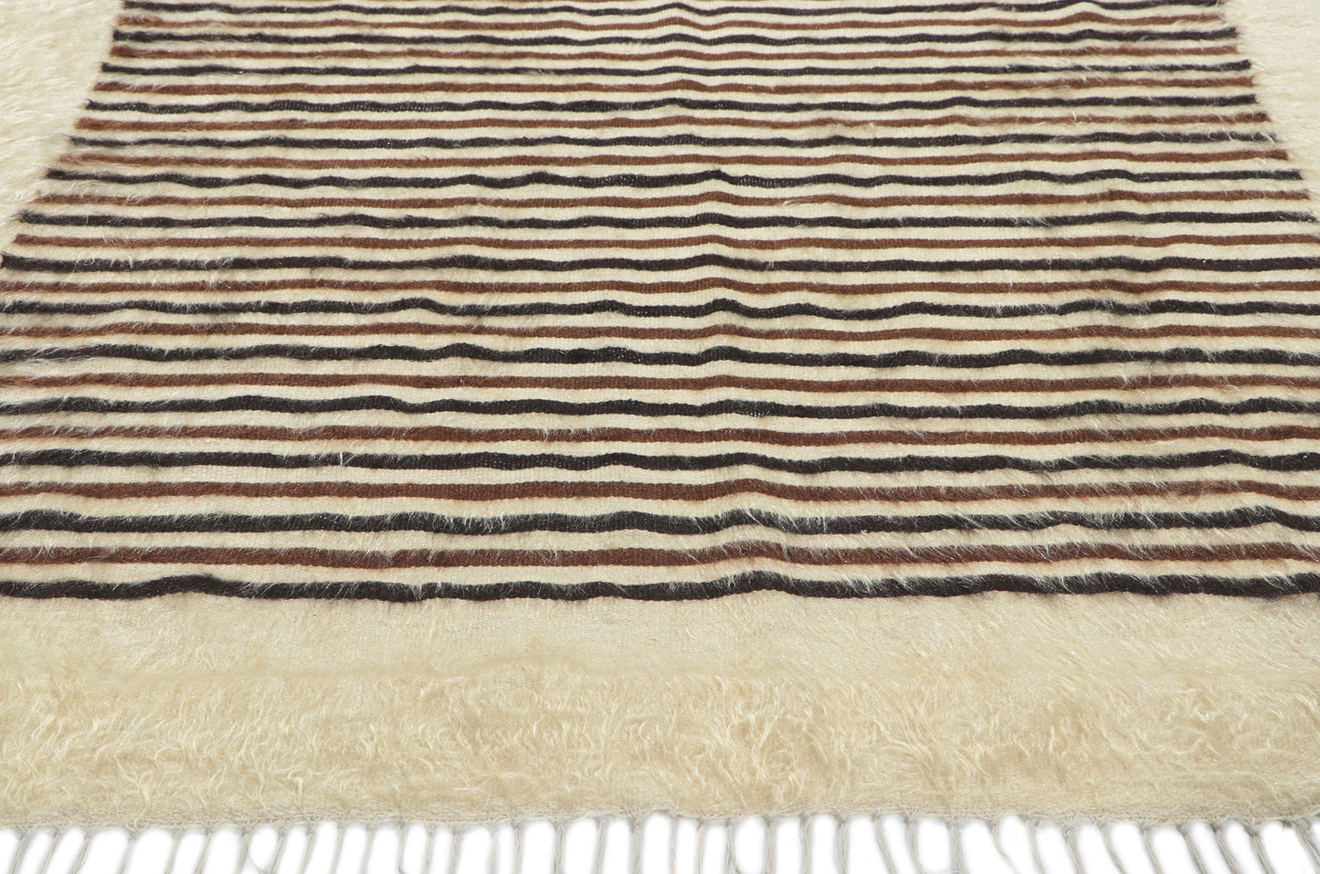 5 x 6 Turkish Angora Wool Kilim Rug 53851