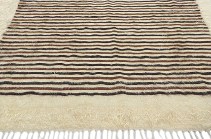 5 x 6 Turkish Angora Wool Kilim Rug 53851