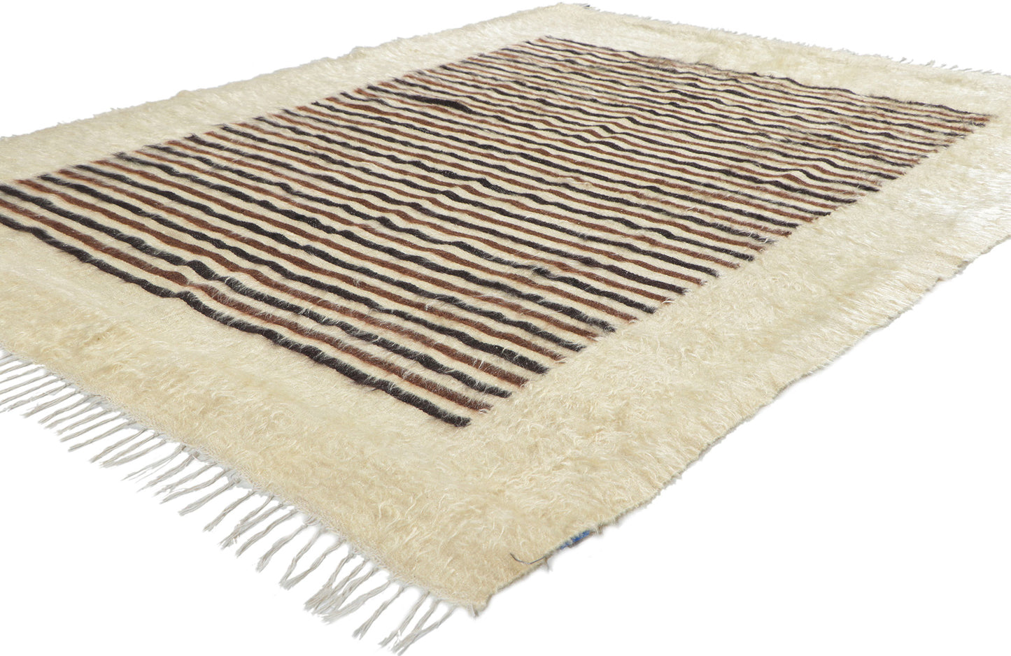5 x 6 Turkish Angora Wool Kilim Rug 53851