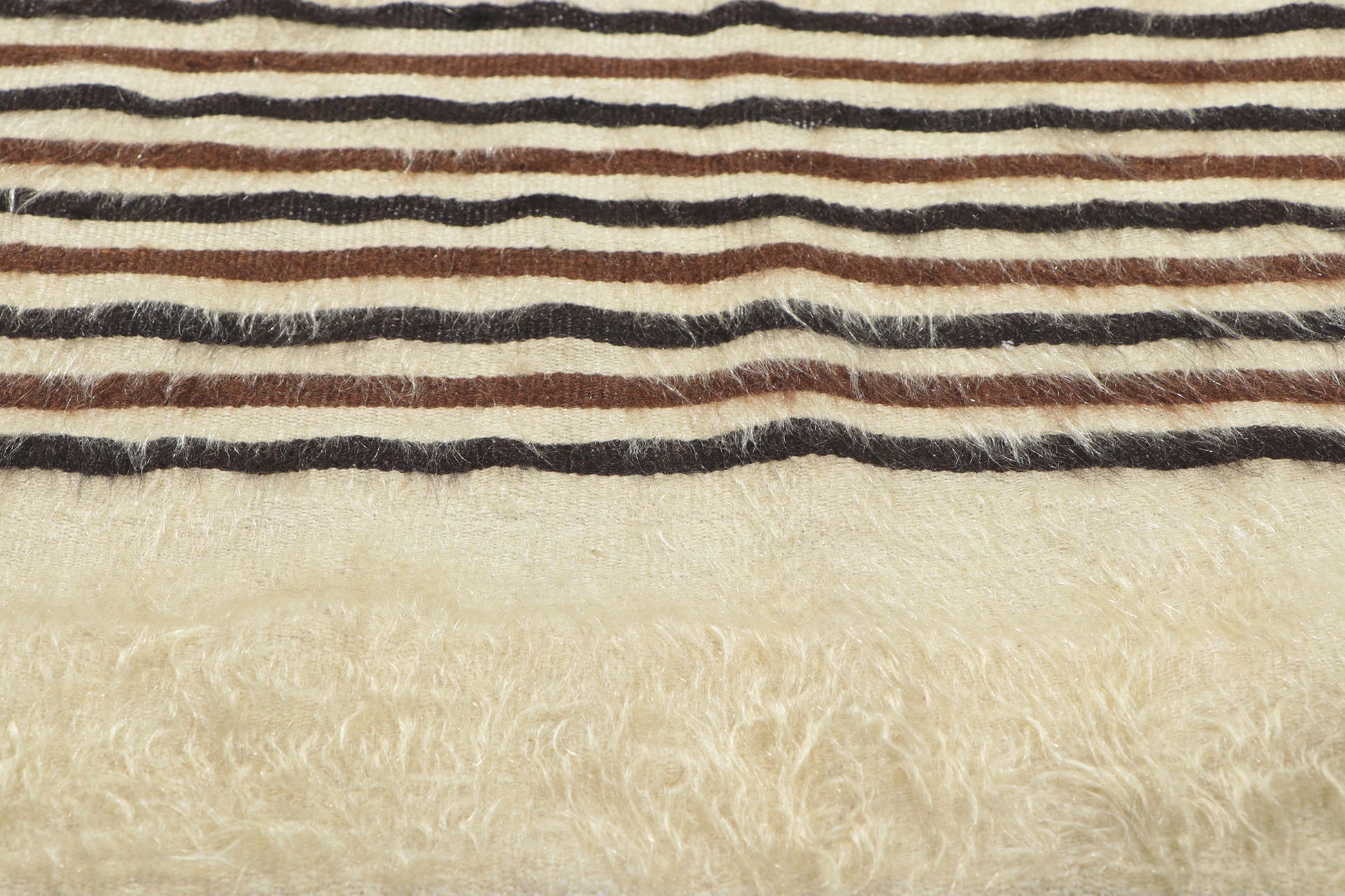 5 x 6 Turkish Angora Wool Kilim Rug 53851
