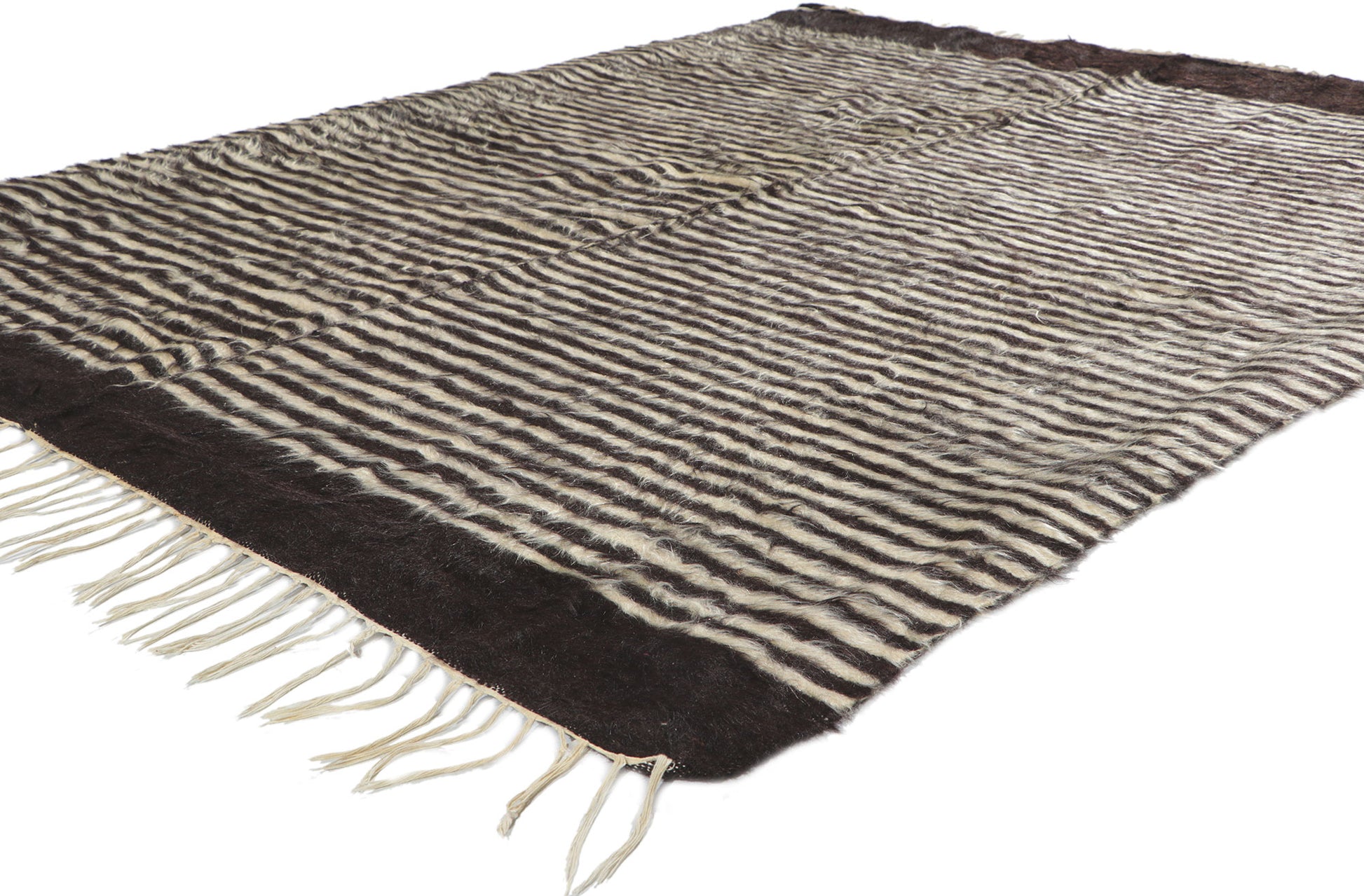 5 x 6 Turkish Angora Wool Kilim Rug 53860