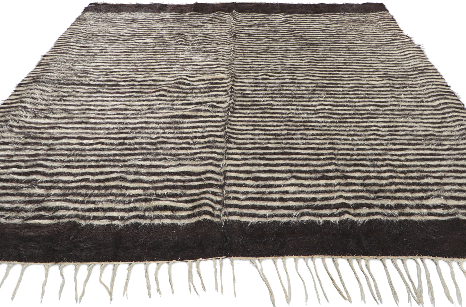 5 x 6 Turkish Angora Wool Kilim Rug 53860