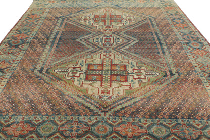 5 x 7 Antique Persian Afshar Rug 60952