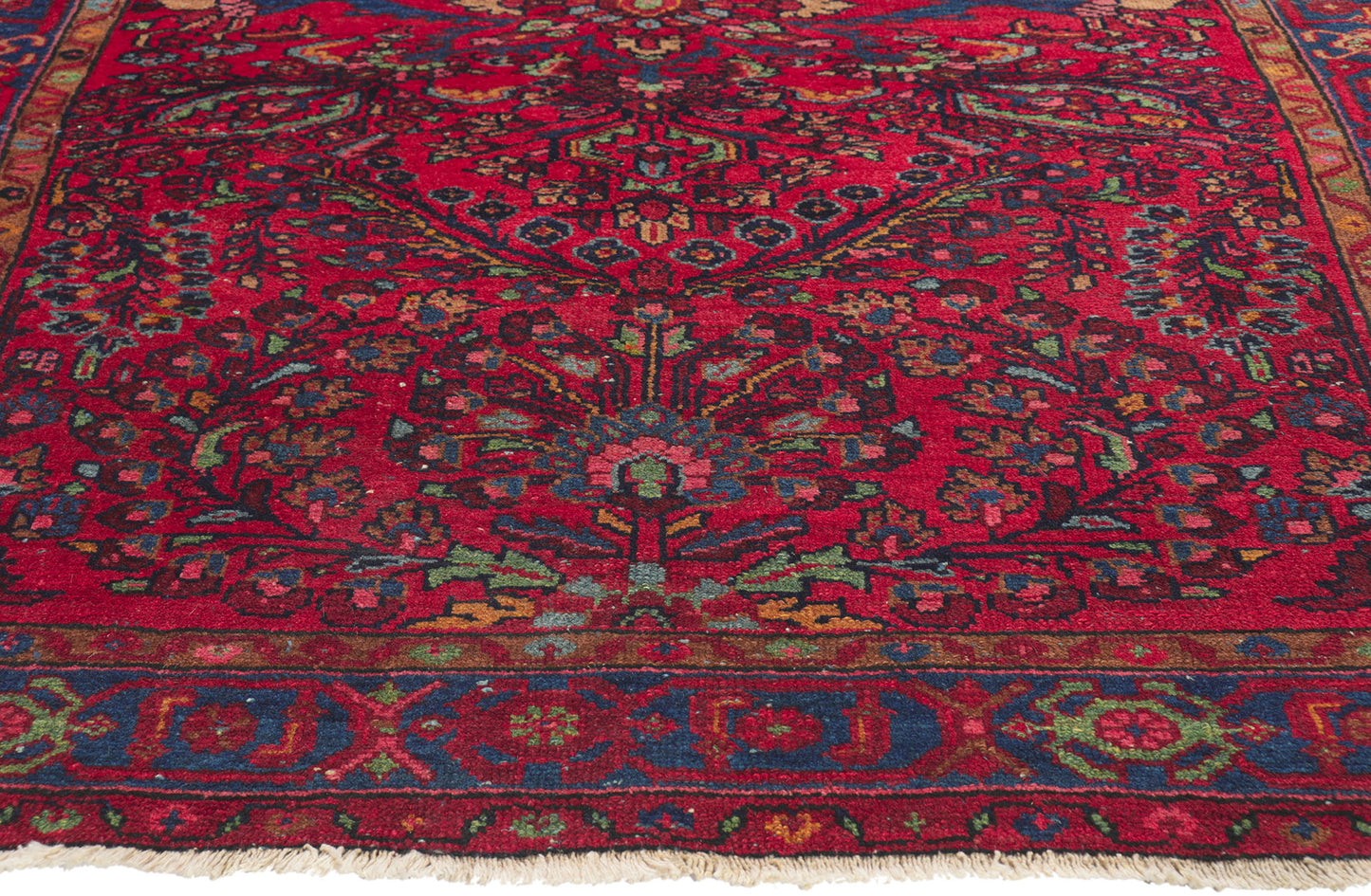 5 x 7 Antique Persian Hamadan Rug 78453