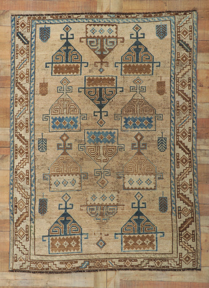 5 x 7 Antique Persian Lori Rug 61147