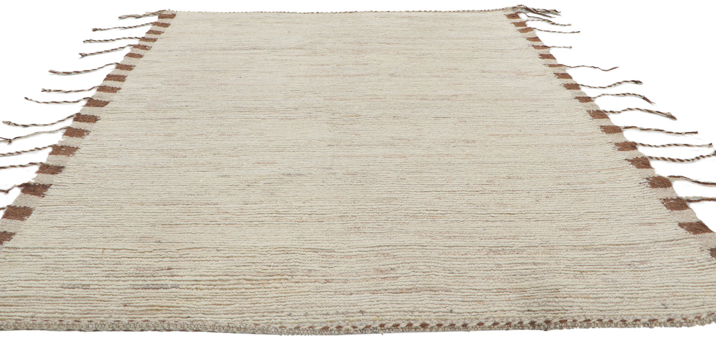 5 x 7 Earth-Tone Moroccan Rug 80781