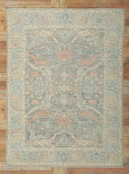 5 x 7 Colorful Oushak Rug 80885