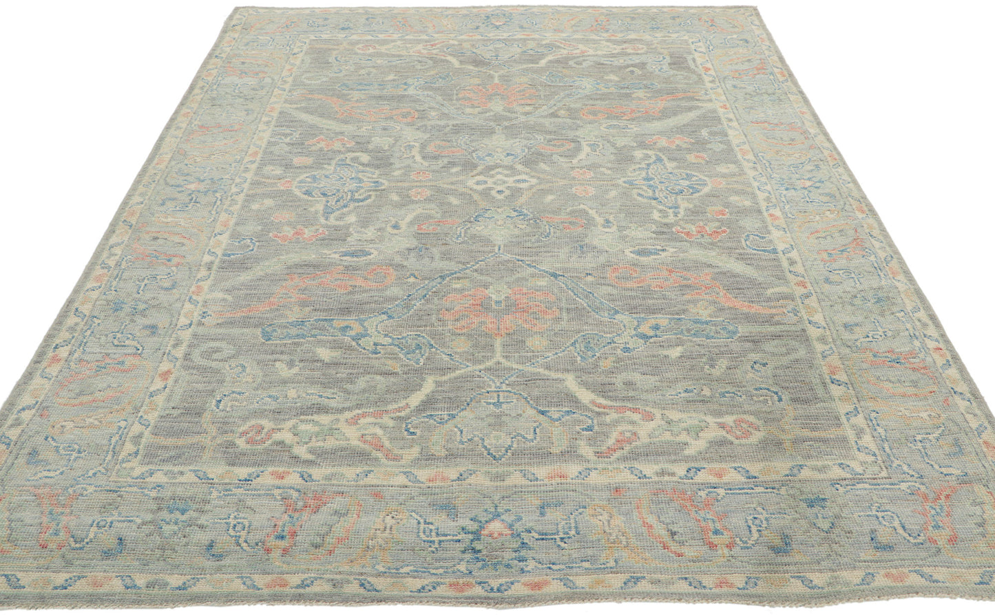 5 x 7 Colorful Oushak Rug 80885