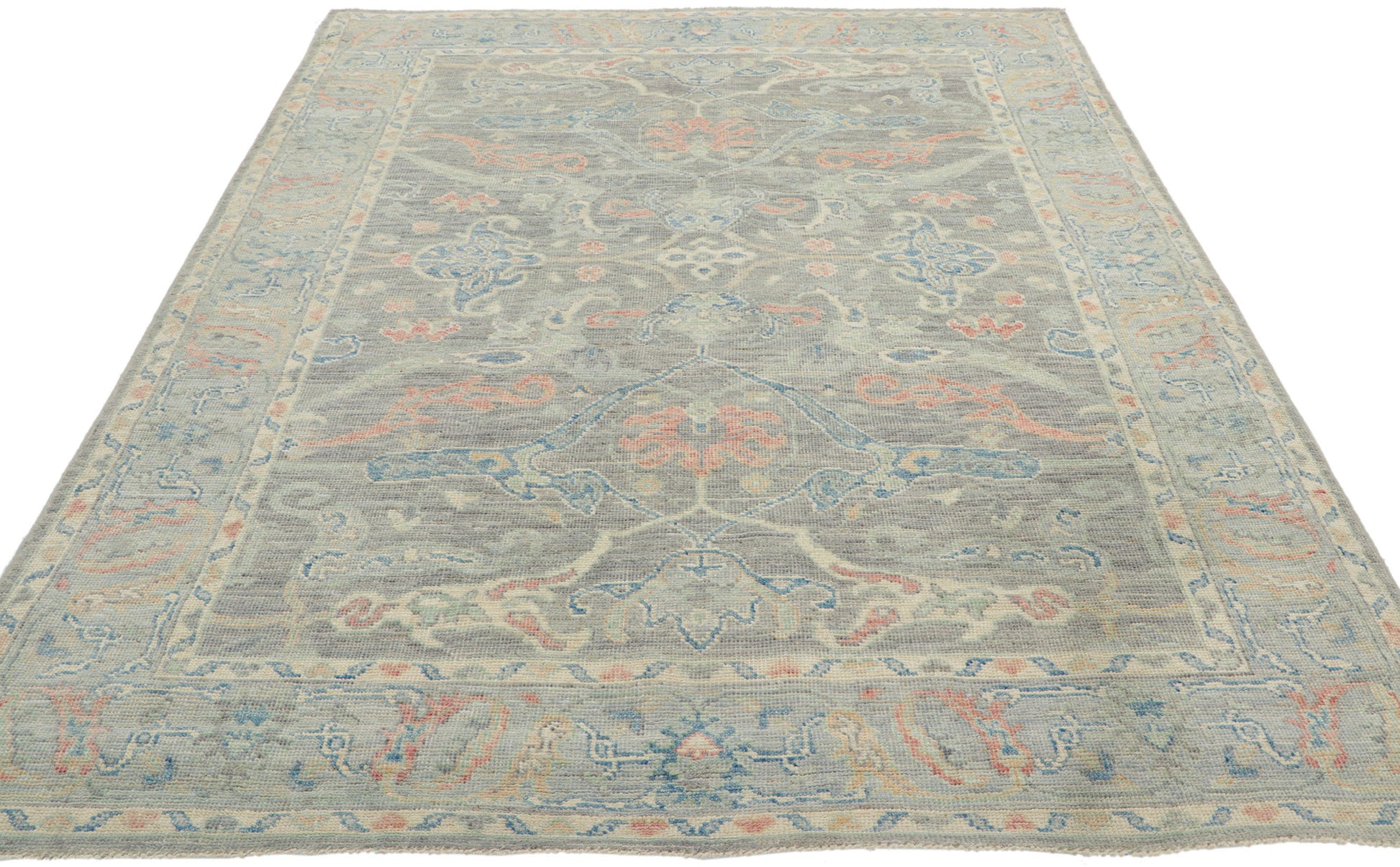 5 x 7 Colorful Oushak Rug 80885