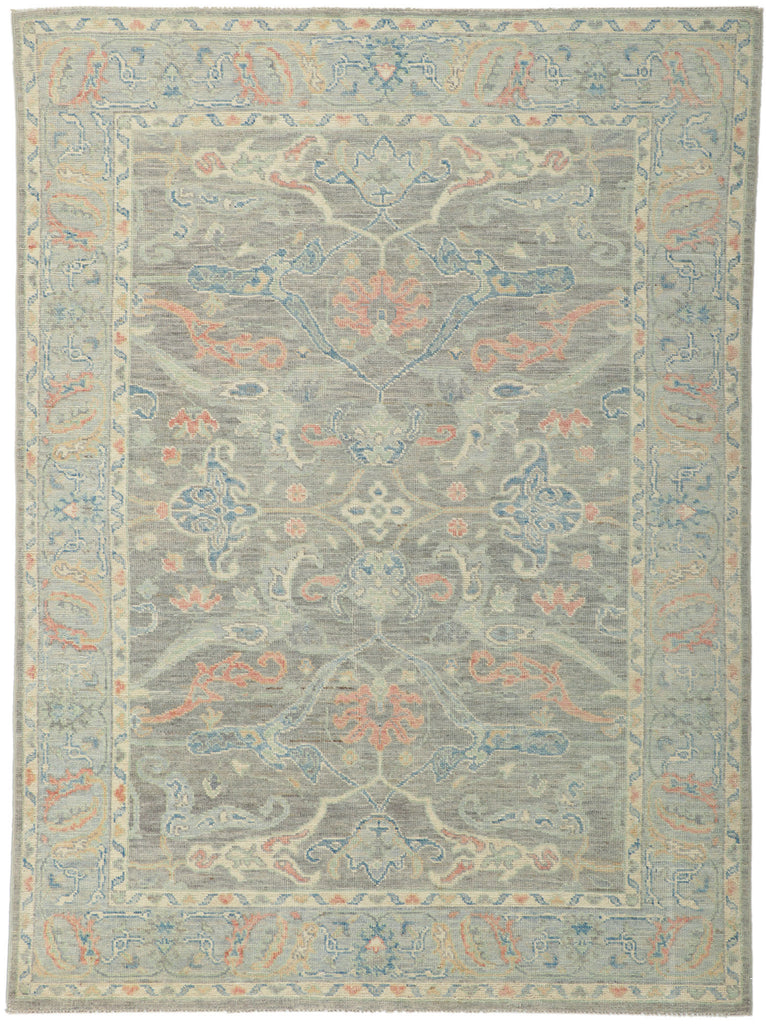 5 x 7 Colorful Oushak Rug 80885