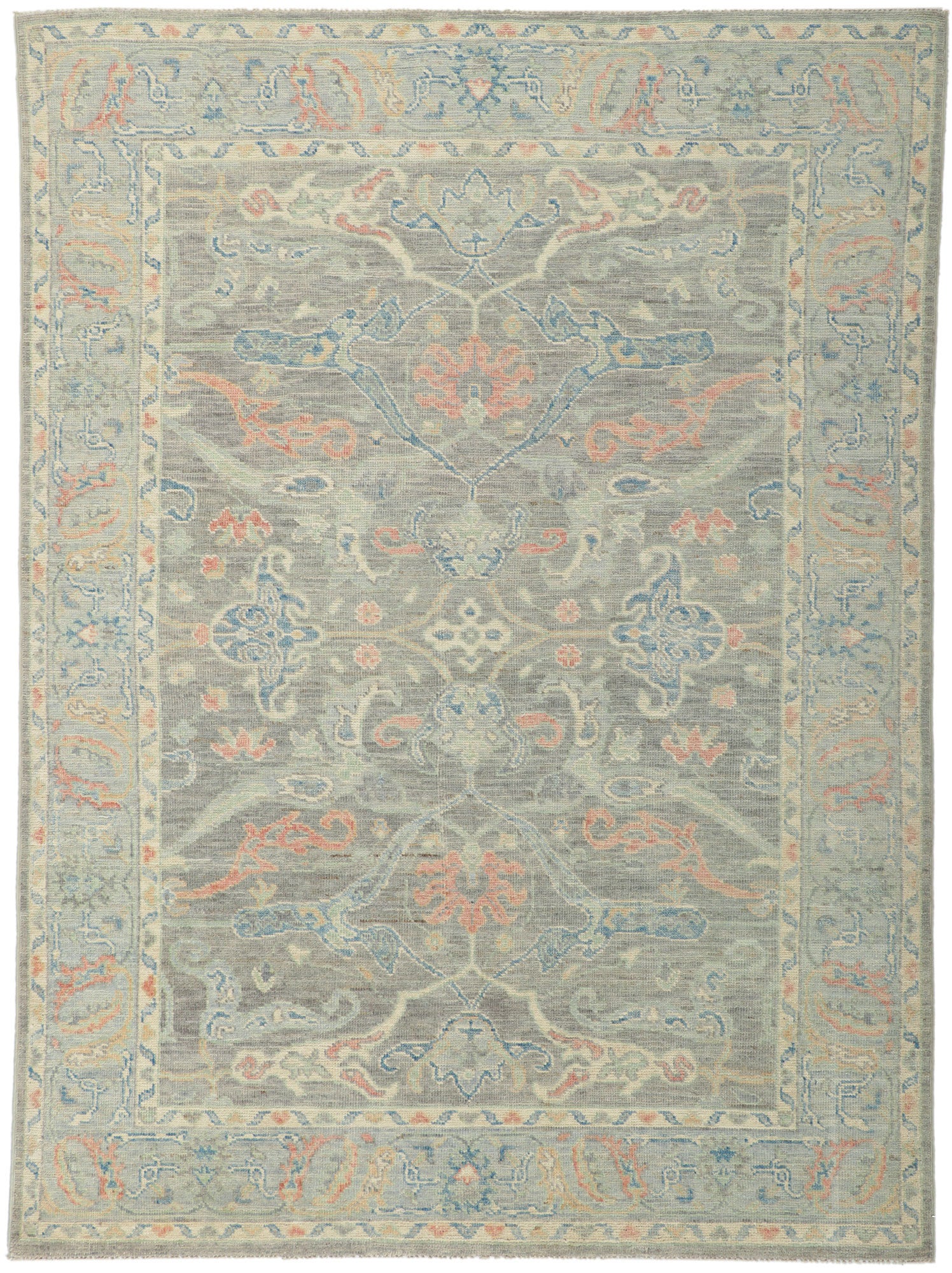 5 x 7 Colorful Oushak Rug 80885