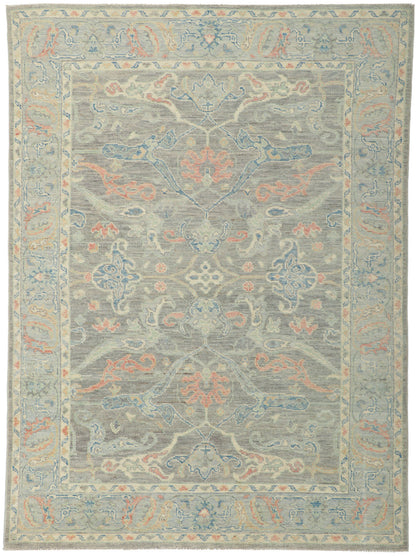 5 x 7 Colorful Oushak Rug 80885
